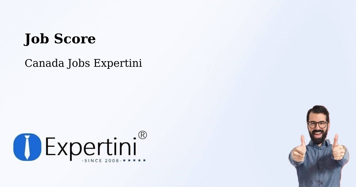 Job Score & Job Description Score Tool – Chestermere - Canada Jobs Expertini
